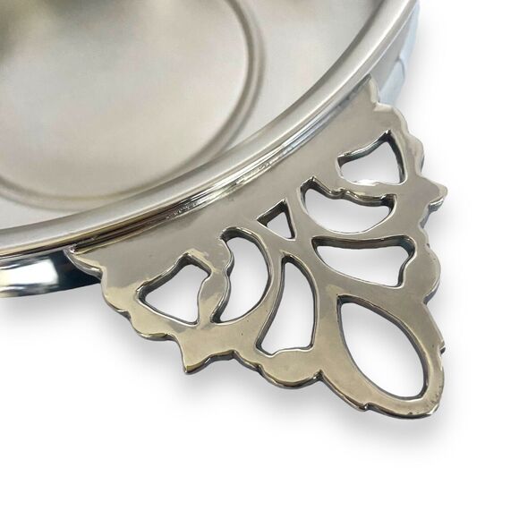 Vintage F.B. Rogers Silver Plate Server Casserole with Lid Handles Serveware - Picture 8 of 12